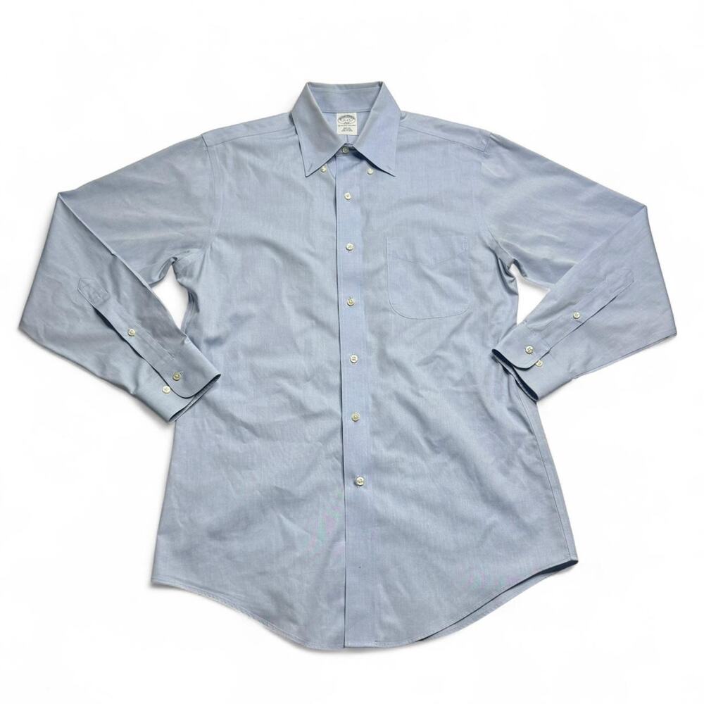 Brooks Brothers Non Iron Slim Fit Dress Shirt 15.5 34/35 Men’s Medium